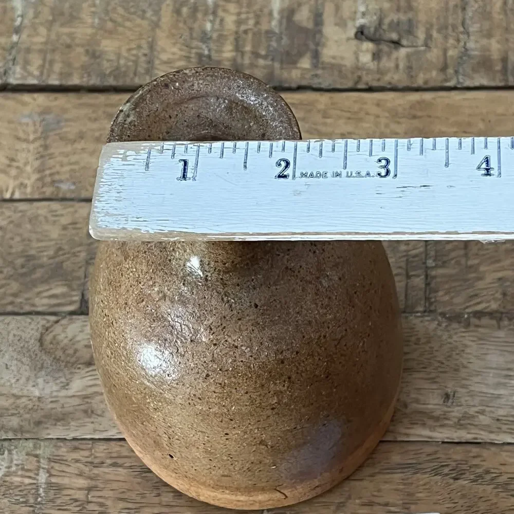 Studio Pottery Stoneware Vase 6.75
